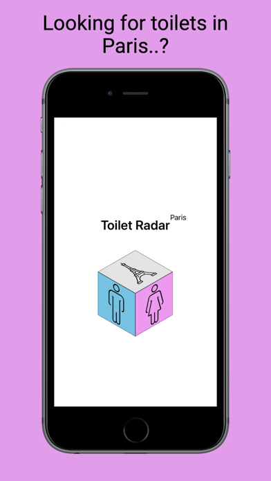 Toilet Radar Paris Screenshot