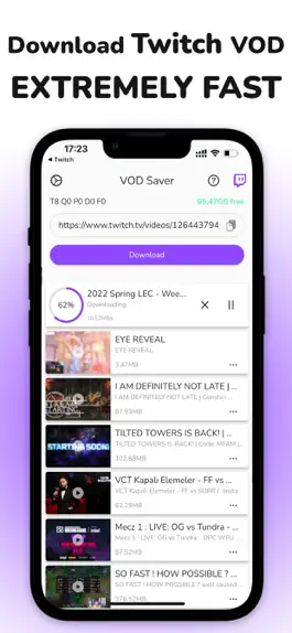 Game screenshot VOD Saver: Save for Twitch mod apk