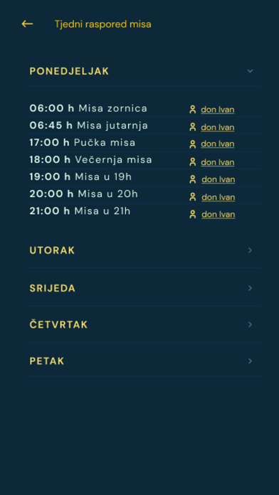 Screenshot 1 of Zupa Svetog Ivana App