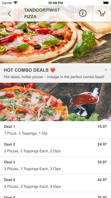 TandooriTwist Pizza Screenshot