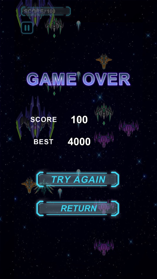 #4. Simple Exciting Star Fighter (iOS) 由: 伟 祝