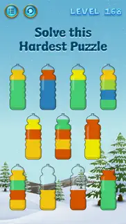 water sort puzzle bottle game iphone screenshot 4