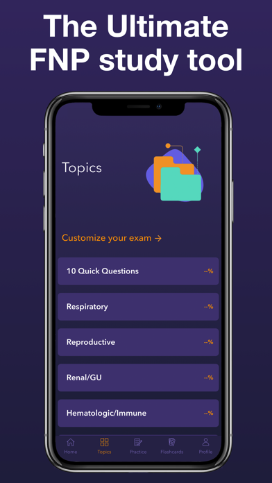 FNP Nurse Exam Prep 2025 Screenshot