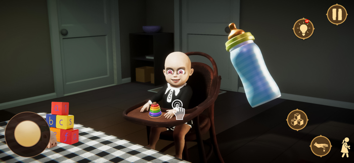 Scary Girl in Black Evil House