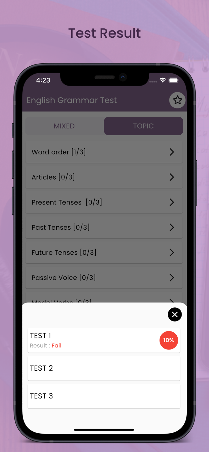 English Grammar Test 2024