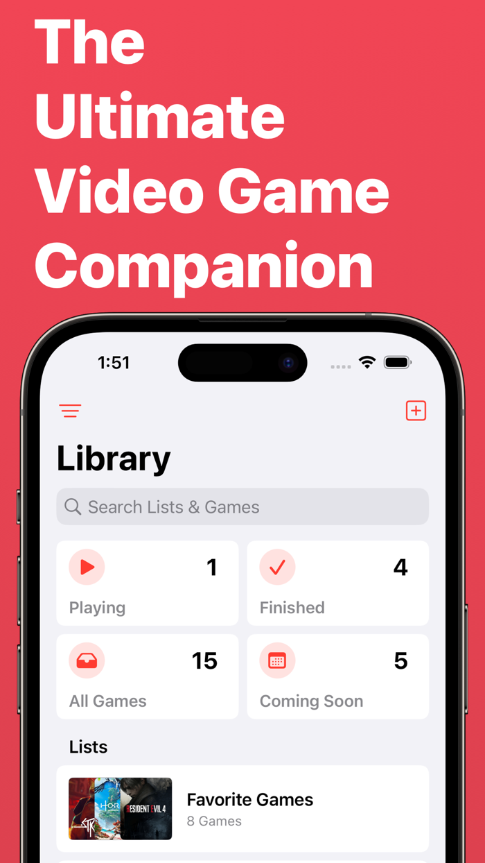 Video Game Tracker - GameLog