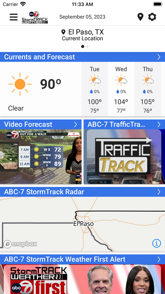 ABC-7 KVIA Weather & Traffic - 6.9.0 - (iOS)