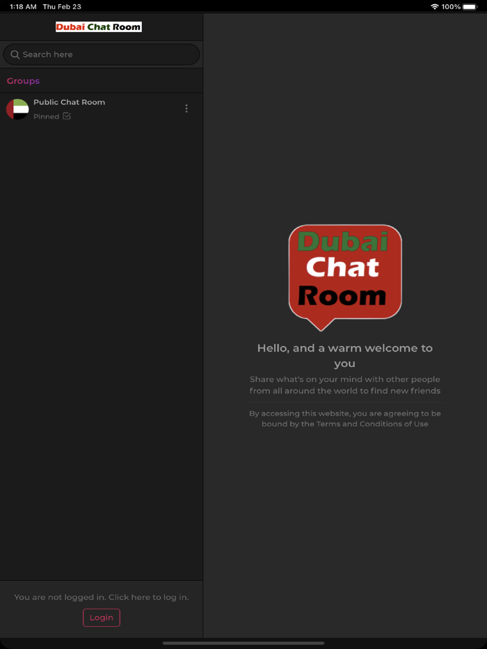 Dubai Chat Room