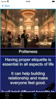 polite behaviors and skills iphone screenshot 2