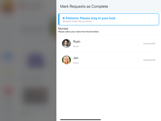 ComCierge Patient iPad screenshot 5 - Medical app