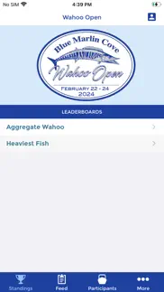 blue marlin cove wahoo open iphone screenshot 2