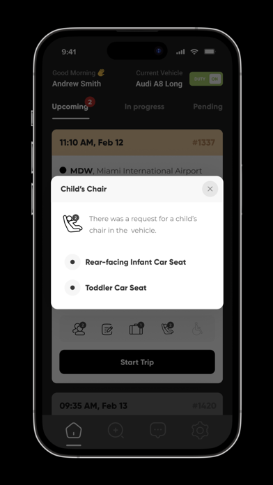 BlackRide Drivers Screenshot