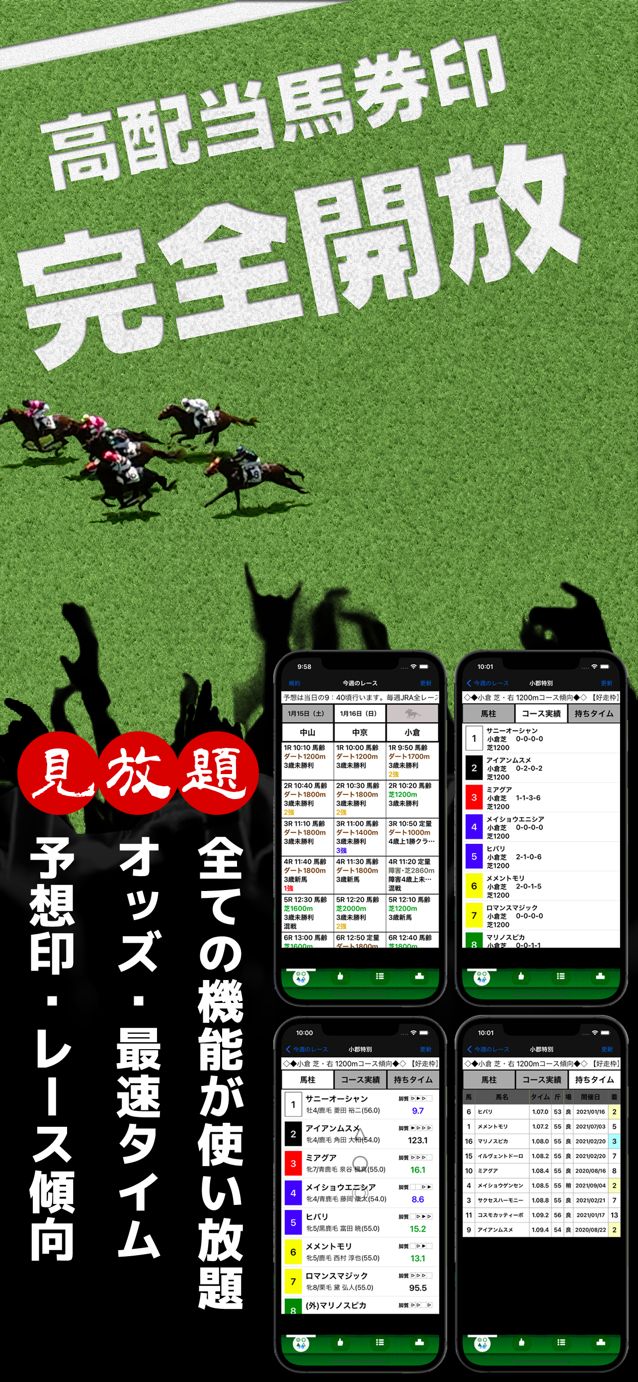 競馬予想 全レースのオッズと馬券を予想 -競馬アプリ-