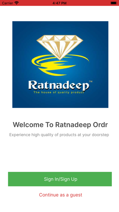 Ratnadeep Ordr Screenshot