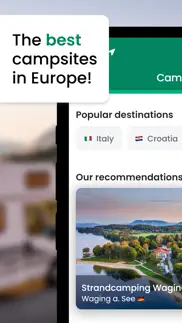 campsite - camping in europe iphone screenshot 1