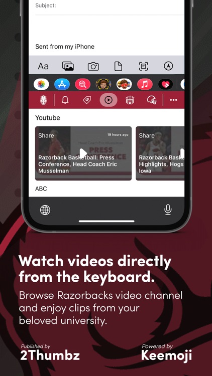 Arkansas Official Keyboard screenshot-3