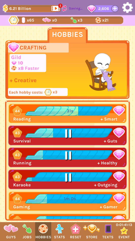 #4. Blush Blush - Idle Otome Game (iOS) By: Sad Panda Studios Ltd