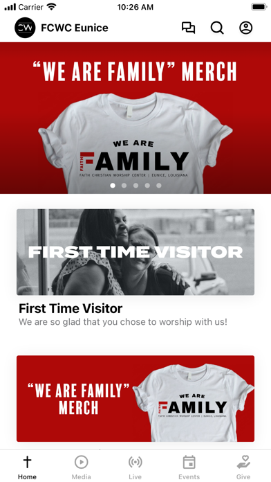 Faith Christian Worship Center Screenshot