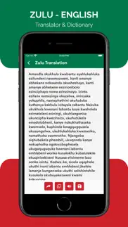 zulu translator & dictionary iphone screenshot 4