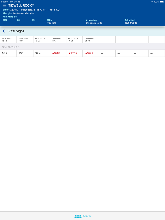 MEDHOST Mobility Physician iPad screenshot 2 - Medical app