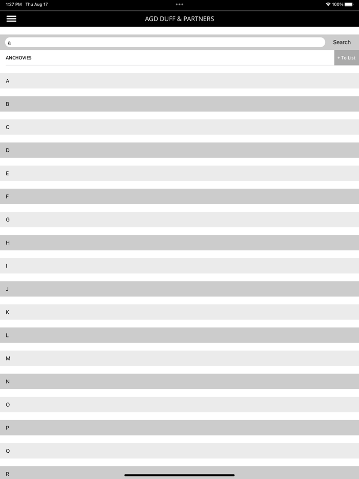 AGD DUFF and PARTNERS