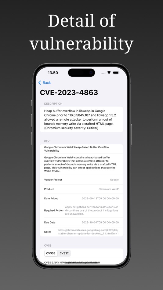 #3. VulnWatch (iOS) 由: Naoyuki Sato