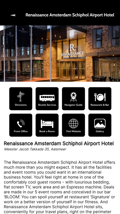 Renaissance Amsterdam Airport Screenshot