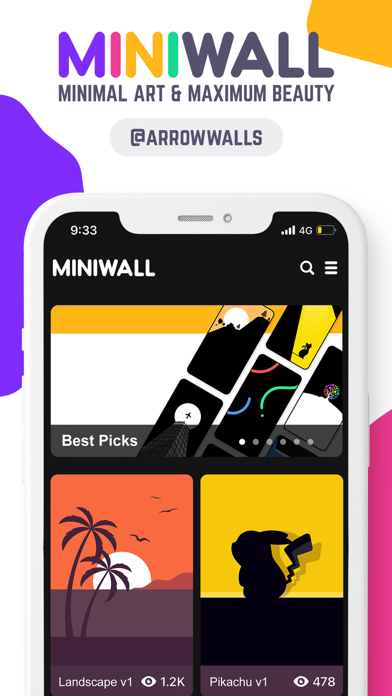 MiniWall Wallpapers Screenshot