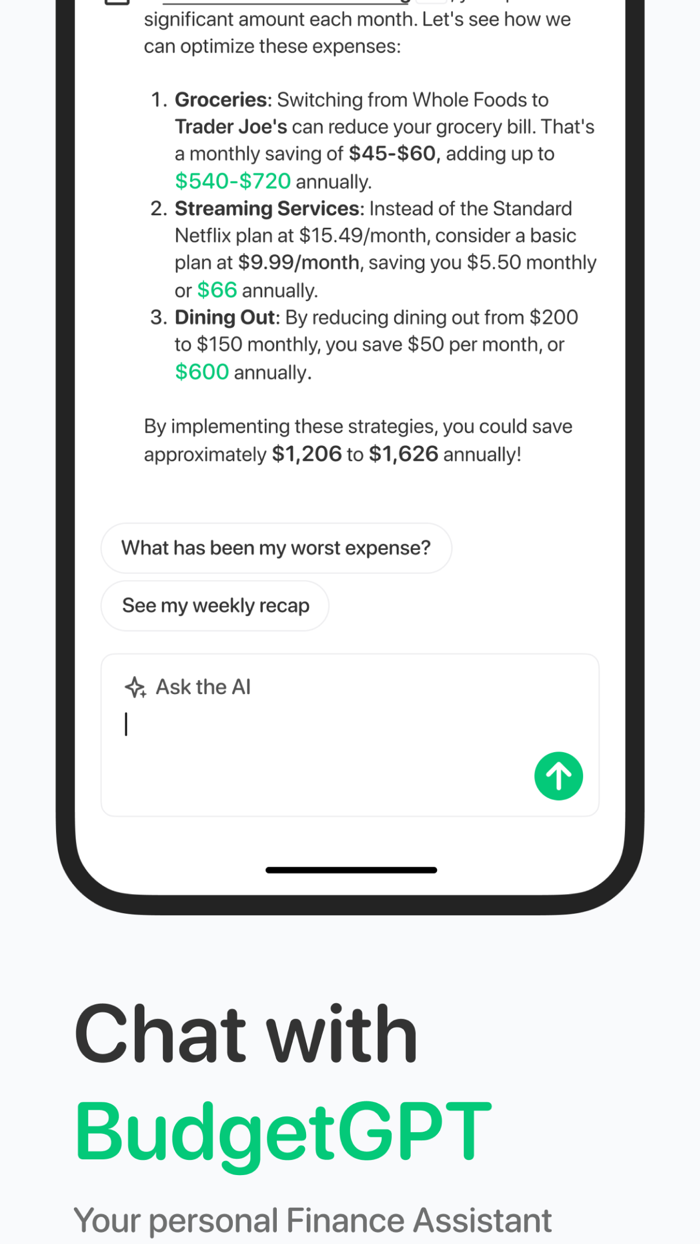 Spend AI Budget Tracker