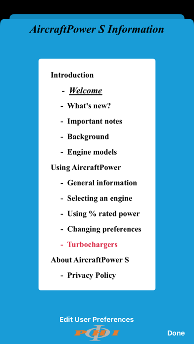 AircraftPower S Screenshot