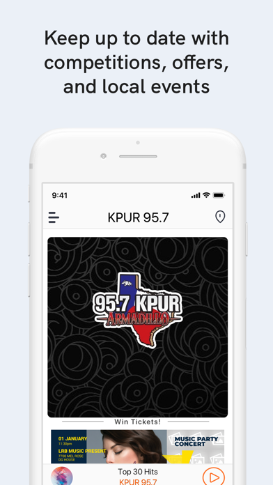 KPUR 95.7 Screenshot