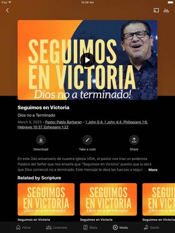 La Vida Hoy iPad screenshot 3 - Education app