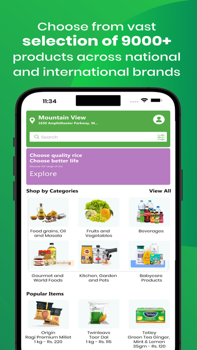 Twinleaves: Grocery App Screenshot
