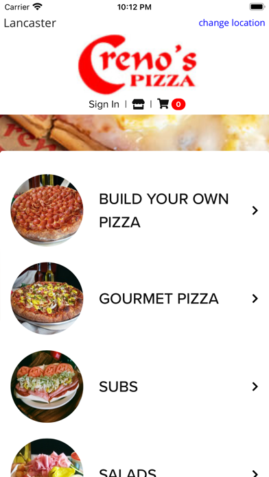 Creno's Pizza Screenshot