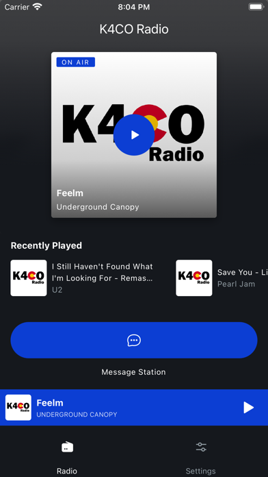 K4CO Radio Screenshot