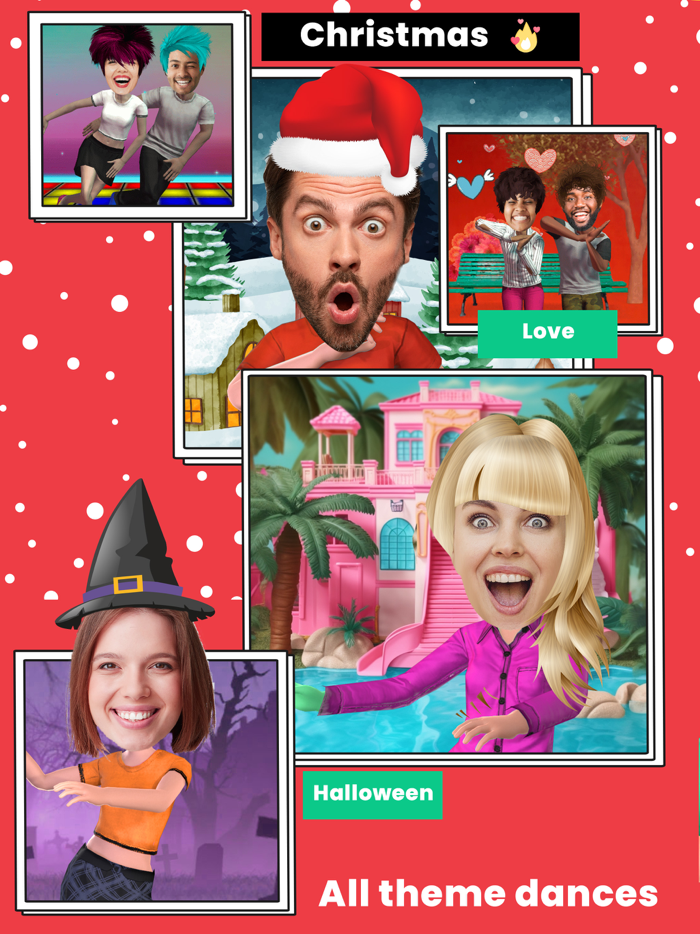 Face in Dance Videos 3D