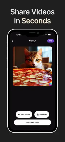 Game screenshot Vatic - AI Video Generator apk