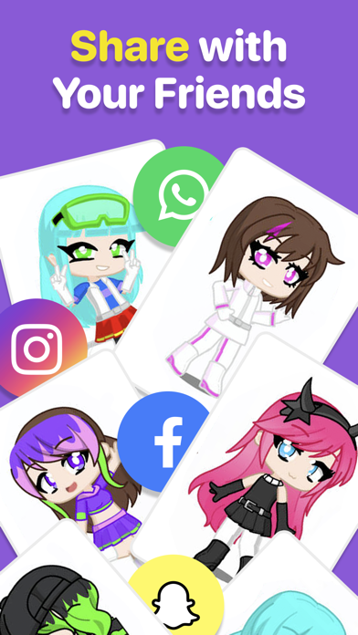 Gacha Wallpapers & Colourbook Screenshot