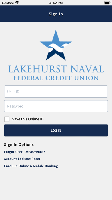 Lakehurst Naval FCU Mobile Screenshot