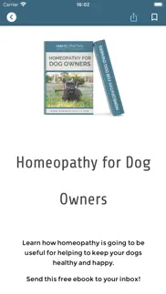 homeopathy for dog owners iphone screenshot 1