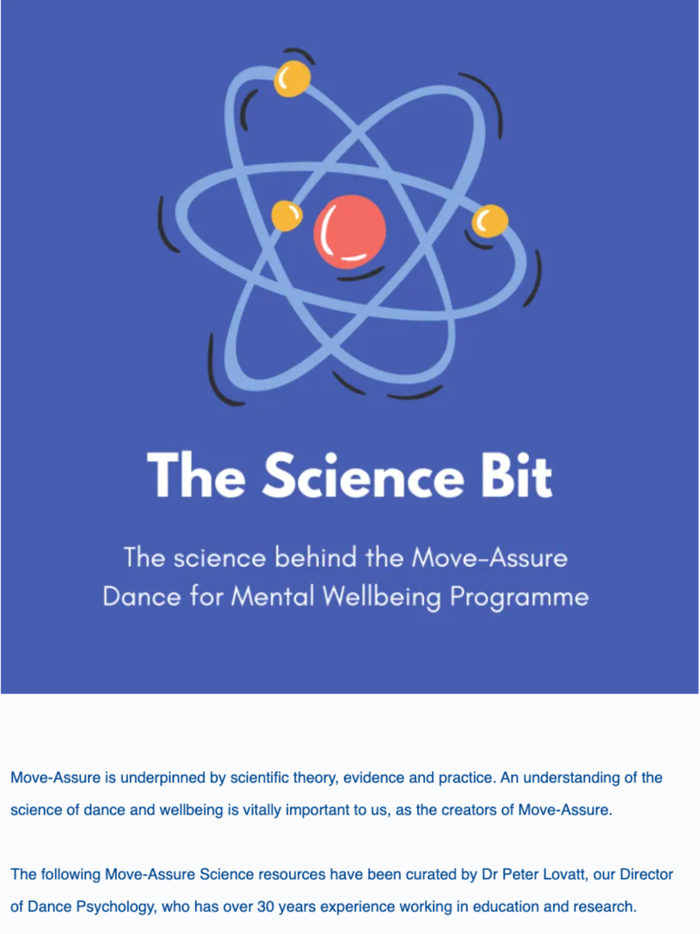 Move-Assure Dance and Wellbeing