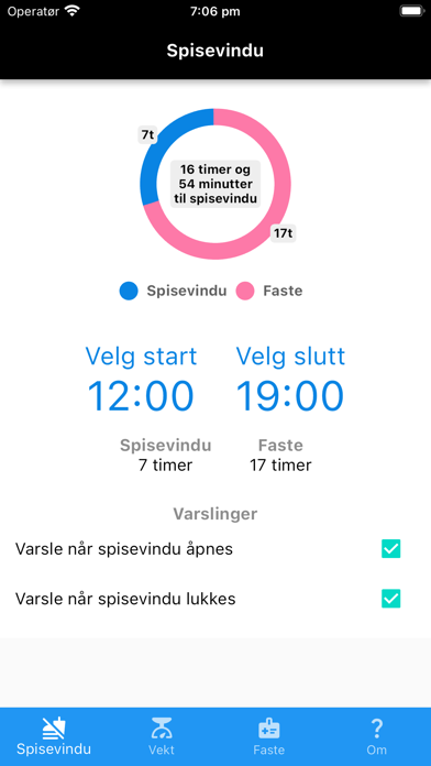 Screenshot #1 pour Spisevindu - Periodisk faste