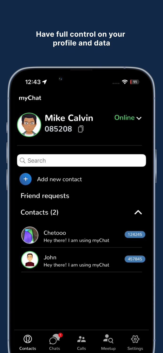 myChat - Talk with friends