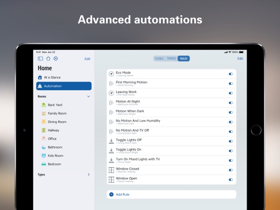 Eve for Matter & HomeKit iPad