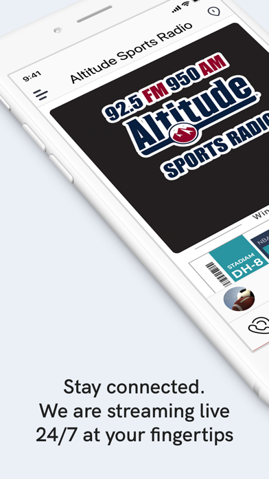 Altitude Sports Radio Screenshot