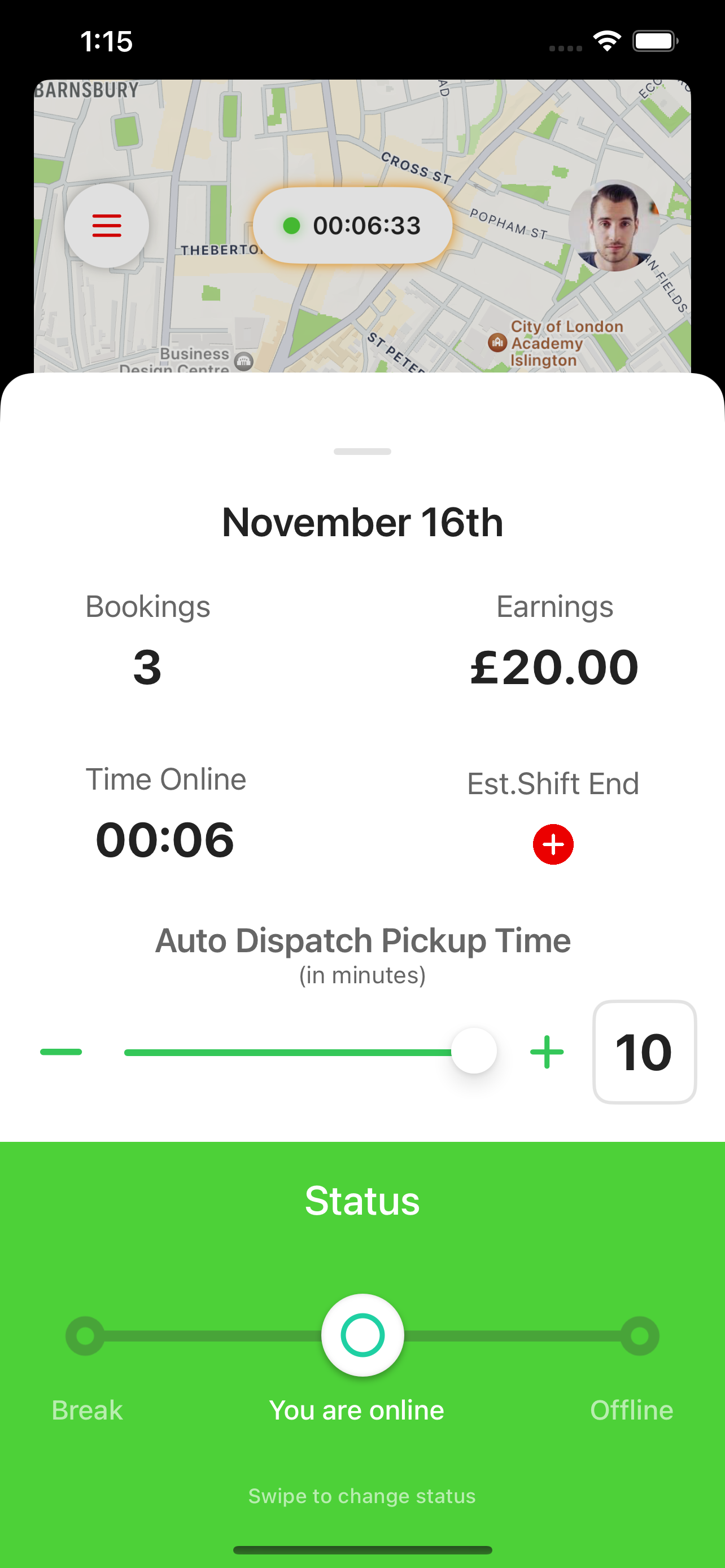 Radio Taxis Driver