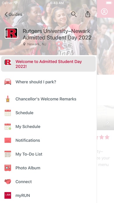 Rutgers-Newark Admissions Screenshot