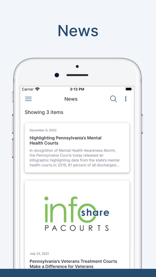 #1. PA Vet Court Professionals (iOS) Podle: Supreme Court of Pennsylvania