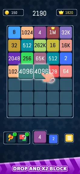 Game screenshot Merge Number Block - 2048 Game hack