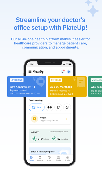 PlateUp Health Screenshot